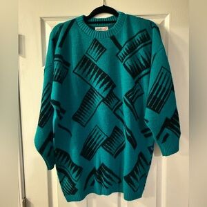 Vintage Pandora keyboard sweater